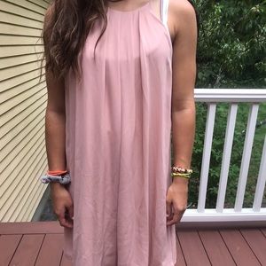 Francesca’s Light Pink Summer Dress